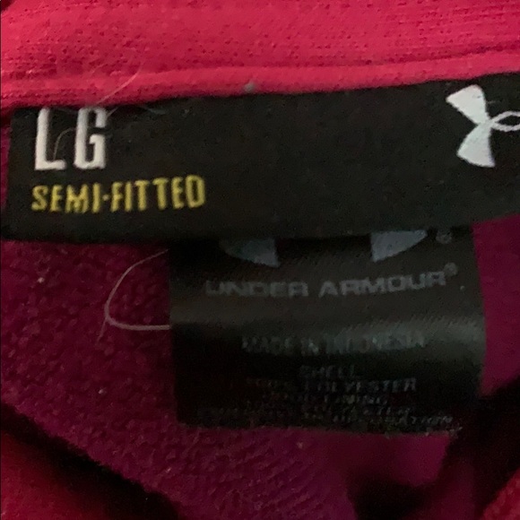 Purple Under Armor hoodie - Picture 2 of 2